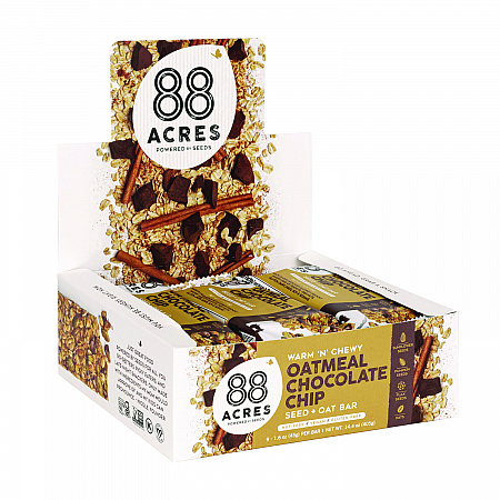 Warm 'N Chewy Gluten-Free Oatmeal/Chocolate Chip Seed and Oat Bar, 1.6 oz Bar, 9/Box (ACY11049)