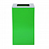 29 Gallon Trash/Recycling Cans, Steel, Green Can with Square Lid (4450KITGRNS)