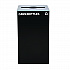 29 Gallon Trash/Recycling Cans, Steel, Black Cans/Bottles Recycling Can with Mixed Lid (4450KITBLKMC)