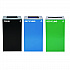 29 Gallon Trash/Recycling Cans, Steel, Blue Recycling Can and Black Trash Can w/Sq Lid, Green Recycling Can with Mixed Lid (4450BLKKIT21)