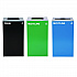 29 Gallon Trash/Recycling Cans, Steel, Blue Recycling Can w/Mixed Lid, Green Recycling Can and Black Trash Can with Sq Lid (4450BLKKIT26)