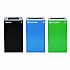 29 Gallon Trash/Recycling Cans, Steel, Blue Recycling Can and Green Recycling Can w/Mixed Lids, Black Trash Can w/Square Lid (4450BLKKIT30)