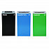 29 Gallon Trash/Recycling Cans, Steel, Blue Cans/Bottles Recycling and Green Compost Can w/Mixed Lid, Black Trash Can Sq Lid (4450BLKKIT29)