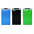 29 Gallon Trash/Recycling Cans, Steel, Blue Cans/Bottles with Circle Lid, Green Compost and Black Trash Cans with Square Lids (4450BLKKIT34)