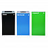 29 Gallon Trash/Recycling Cans, Steel, Blue Recycling Can w/Circle Lid, Green Compost Can and Black Trash Can w/Square Lids (4450BLKKIT32)