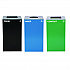 29 Gallon Trash/Recycling Cans, Steel, Blue Mixed Recycling Can w/Circle Lid, Green Compost and Black Trash Cans w/Sq Lids (4450BLKKIT33)