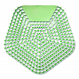 Anti-Splash Urinal Screen, Cucumber Twist Scent, Green, 0.11 oz, 10/Box (1005)