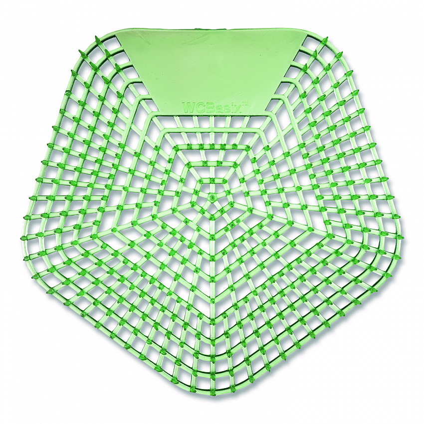 Anti-Splash Urinal Screen, Cucumber Twist Scent, Green, 0.11 oz, 10/Box (1005)
