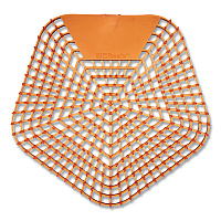Anti-Splash Urinal Screen, Mango Mist Scent, Orange, 0.11 oz, 10/Box (1006)