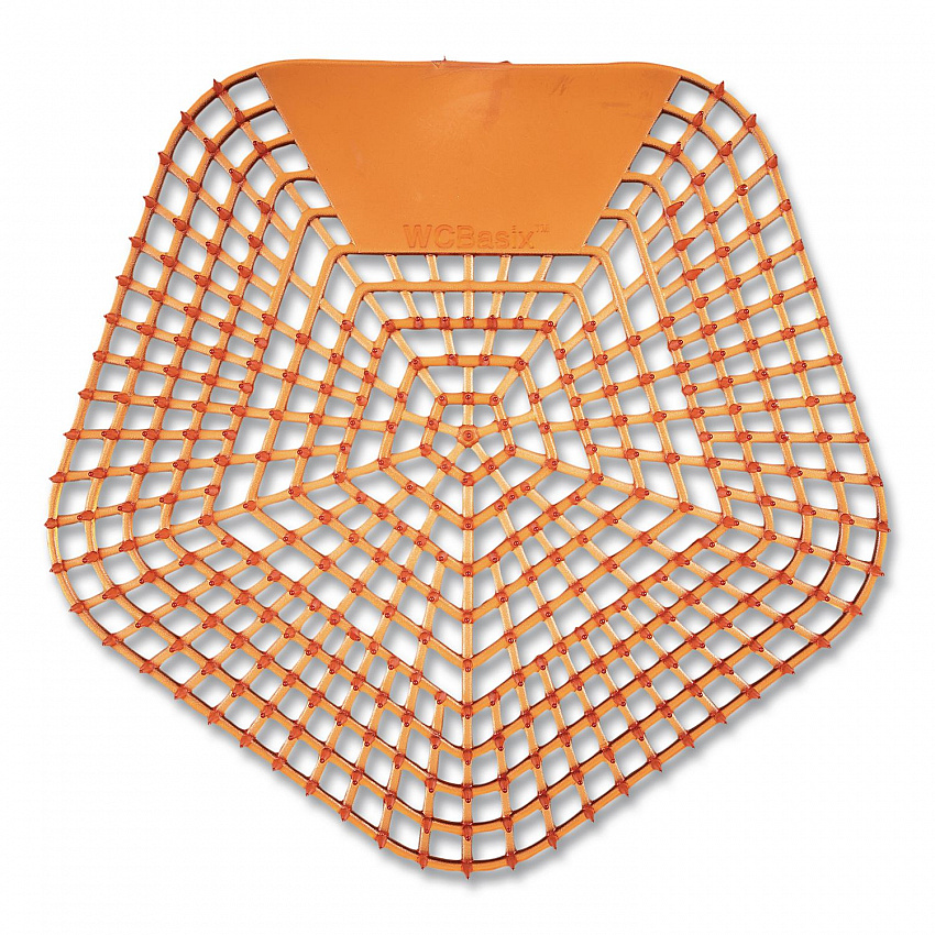 Anti-Splash Urinal Screen, Mango Mist Scent, Orange, 0.11 oz, 10/Box (1006)