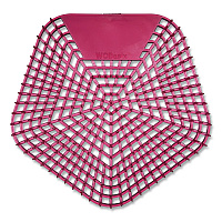 Anti-Splash Urinal Screen, Apple Cinnamon Scent, Red, 0.11 oz, 10/Box (1007)