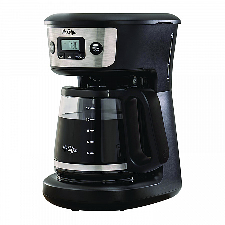 12-Cup Programmable Coffee Maker, Black/Stainless Steel (2176620)