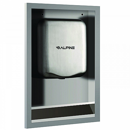 Hemlock Recess Wall Kit, 3.38 x 16.38 x 26, Stainless Steel (ALP400RECESS)