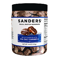Small Batch Wonders Milk Chocolate Sea Salt Caramels, 18 oz Tub (MRY30986)
