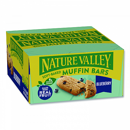 Blueberry Soft-Baked Muffin Bar, 1.24 oz Bar, 12/Box (GEM20668)