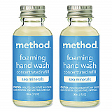 Refill + Reuse Foaming Hand Soap Refill, Sea Minerals Scent, 1 oz Refill Bottle, 2/Pack (356009)