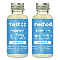 Refill + Reuse Foaming Hand Soap Refill, Sea Minerals Scent, 1 oz Refill Bottle, 2/Pack (356009)