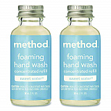 Refill + Reuse Foaming Hand Soap Refill, Sweet Water Scent, 1 oz Refill Bottle, 2/Pack (356011)