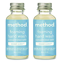Refill + Reuse Foaming Hand Soap Refill, Sweet Water Scent, 1 oz Refill Bottle, 2/Pack (356011)