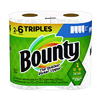 Select-a-Size Kitchen Roll Paper Towels, 2-Ply, 11 x 5.9, White, 135 Sheets/Roll, 2 Rolls/Pack (06133)