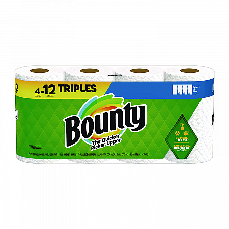 Select-a-Size Kitchen Roll Paper Towels, 2-Ply, 11 x 5.9, White, 135 Sheets/Roll, 4 Rolls/Pack (06134)