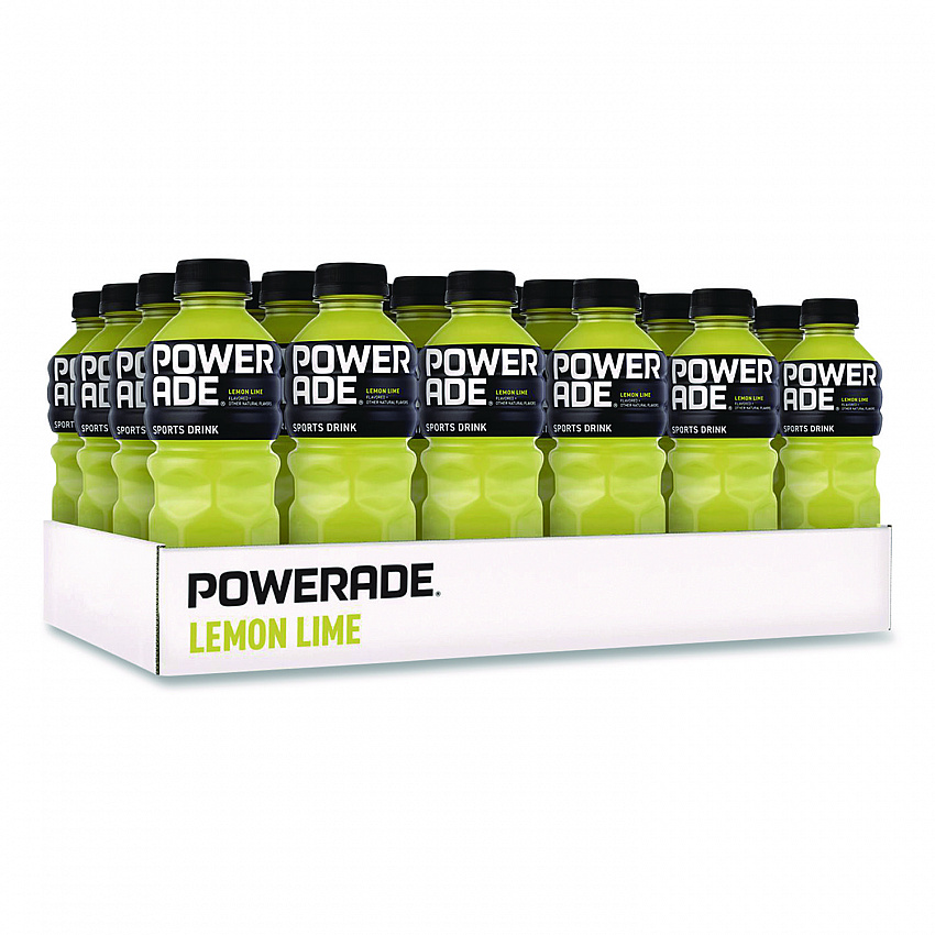 Sports Drink, Lemon Lime, 20 oz Bottle, 24/Pack (049000003697)