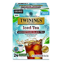Iced Tea K-Cups, Unsweetened Black, 24/Box (TNA23048)