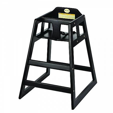 Wooden Stackable High Chair, Supports Up to 50 lb, 29.02