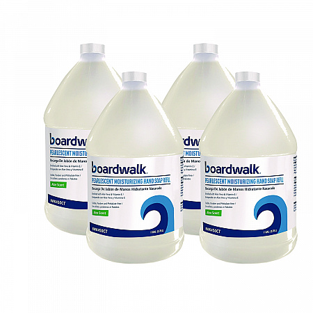Pearlescent Moisturizing Liquid Hand Soap Refill, Aloe Scent, 1 gal Bottle, 4/Carton (450CT)