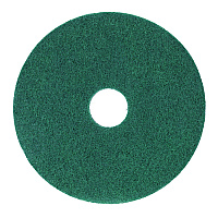 Heavy-Duty Scrubbing Floor Pads, 13" Diameter, Green, 5/Carton (4013GRE)
