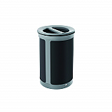 ENHANCE Series Waste Receptacle, Dual Top Hole, 23 gal, Metal, Pearl Gray/Umbra Gray (2172841)