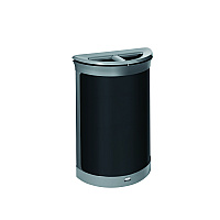 ENHANCE Series Waste Receptacle, Dual Top Hole, 11.5 gal, Metal, Pearl Gray/Umbra Gray (2172846)