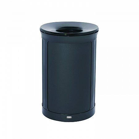 ENHANCE Series Waste Receptacle, 23 gal, Metal, Jet Black Metallic (2172850)