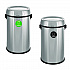 17 Gallon Stainless Steel Indoor Compost and Trash Station with Swivel Lid (47065L1COT)