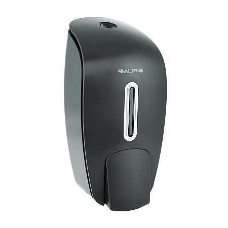 Surface Mounted Soap and Hand Sanitizer Dispenser, 27 oz, 4.1 x 4.6 x 9.6, Gray (ALP425GRY)