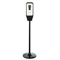 Automatic Foam Hand Sanitizer/Soap Dispenser with Floor Stand, 40 oz, 4.48 x 6 x 45, White (ALP430FS)