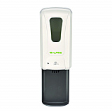 Wall Mount Automatic Foam Hand Sanitizer Soap Dispenser with Drip Tray, 40 oz, 4.48 x 6 x 18.1, White (ALP430FT)