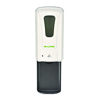 Wall Mount Automatic Gel Hand Sanitizer/Soap Dispenser with Drip Tray, 40 oz, 4.48 x 6 x 18.1, White (ALP430LT)