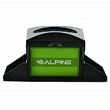 Interfold Table Top Dispenser Napkin Holder with Caddy, 6 x 14.17 x 6.5, Black (ALP4332C)
