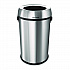 17 Gallon Stainless Steel Heavy-Gauge Brushed Open Top Commercial Trash Can (ALP47065L)