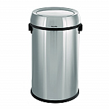 17 Gallon Stainless Steel Commercial Trash Can with Swing Lid (ALP47065L1)