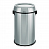 17 Gallon Stainless Steel Commercial Trash Can with Swing Lid (ALP47065L1)