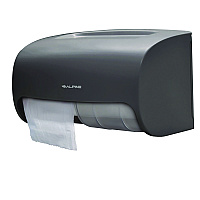 Side-by-Side Double Roll Toilet Tissue Dispenser, 6.3 x 6.3 x 10.3, Gray (ALP452GRY)