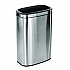 Stainless Steel Rectangular Liner Open Top Trash Can, 10.5 gal, Brushed Stainless Steel (ALP47040L)