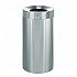 27 Gallon Stainless Steel Commercial Indoor Trash Can, Brushed Stainless Steel (ALP47527)