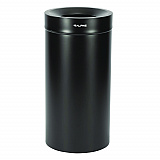 27 Gallon Stainless Steel Commercial Indoor Trash Can, Black (ALP47527BLK)