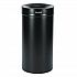 27 Gallon Stainless Steel Commercial Indoor Trash Can, Black (ALP47527BLK)