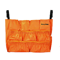 12-Pocket Trash Can Caddy Bag, 12 Compartments, 29 x 19.5, Orange (ALP47771)