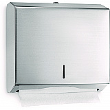 Horizontal C-Fold/Multi-Fold Paper Towel Dispenser, 10.2 x 4 x 11.2, Brushed Nickel (ALP481)