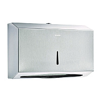 Horizontal C-Fold/Multi-Fold Paper Towel Dispenser, 7.08 x 3.93 x 10.82, Brushed Nickel (ALP481S)